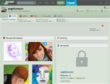 Tablet Screenshot of angelicmanor.deviantart.com
