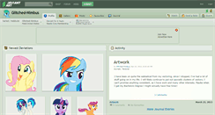 Desktop Screenshot of glitched-nimbus.deviantart.com
