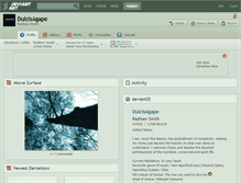 Tablet Screenshot of dulcisagape.deviantart.com