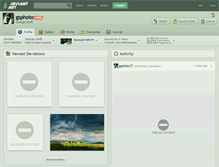 Tablet Screenshot of gsphoto.deviantart.com