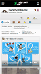Mobile Screenshot of caramelcheese.deviantart.com