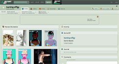 Desktop Screenshot of burning-effigy.deviantart.com
