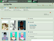 Tablet Screenshot of burning-effigy.deviantart.com