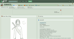 Desktop Screenshot of ninjabob333.deviantart.com
