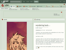 Tablet Screenshot of lefiel.deviantart.com