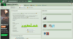 Desktop Screenshot of dragons-of-devart.deviantart.com