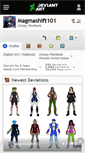 Mobile Screenshot of magmashift101.deviantart.com