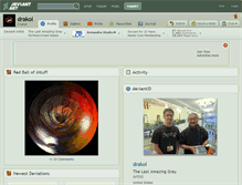 Tablet Screenshot of drakol.deviantart.com
