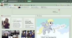 Desktop Screenshot of kyte27.deviantart.com