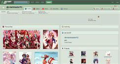 Desktop Screenshot of deviantmaster92.deviantart.com