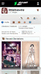 Mobile Screenshot of littlelivewire.deviantart.com