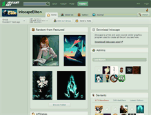 Tablet Screenshot of inkscapeelite.deviantart.com