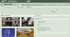 Desktop Screenshot of happybunnybun.deviantart.com