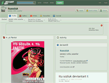 Tablet Screenshot of itusozluk.deviantart.com