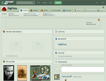 Tablet Screenshot of digipixie.deviantart.com