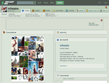 Tablet Screenshot of inflatable.deviantart.com