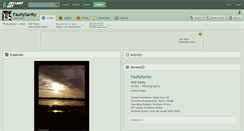 Desktop Screenshot of faultysanity.deviantart.com