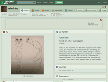 Tablet Screenshot of kate-kins.deviantart.com