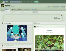 Tablet Screenshot of anolel4.deviantart.com