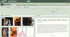 Desktop Screenshot of fieryheaven.deviantart.com