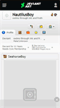 Mobile Screenshot of nautilusboy.deviantart.com