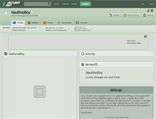 Tablet Screenshot of nautilusboy.deviantart.com