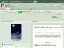 Tablet Screenshot of gorlokk.deviantart.com