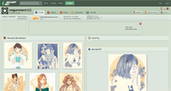 Desktop Screenshot of meguminami123.deviantart.com