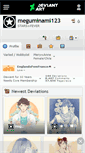Mobile Screenshot of meguminami123.deviantart.com