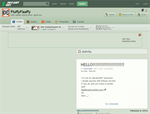 Tablet Screenshot of fluffyflaaffy.deviantart.com