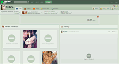 Desktop Screenshot of hydaria.deviantart.com