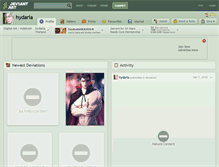 Tablet Screenshot of hydaria.deviantart.com