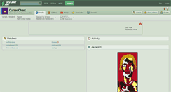 Desktop Screenshot of cursedchest.deviantart.com