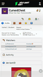 Mobile Screenshot of cursedchest.deviantart.com