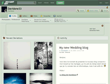 Tablet Screenshot of davidone33.deviantart.com