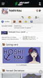 Mobile Screenshot of hoshi-kou.deviantart.com