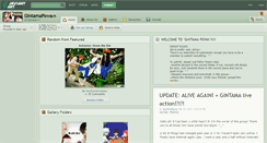 Desktop Screenshot of gintamapowa.deviantart.com