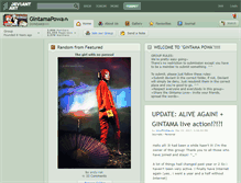 Tablet Screenshot of gintamapowa.deviantart.com