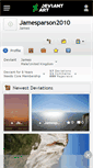 Mobile Screenshot of jamesparson2010.deviantart.com