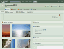 Tablet Screenshot of jamesparson2010.deviantart.com