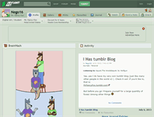 Tablet Screenshot of nego16.deviantart.com