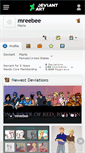 Mobile Screenshot of mreebee.deviantart.com