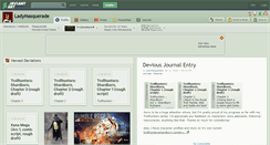 Desktop Screenshot of ladymasquerade.deviantart.com