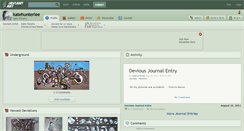 Desktop Screenshot of katehunterlee.deviantart.com