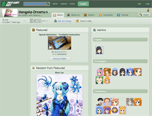 Tablet Screenshot of mangaka-dreams.deviantart.com