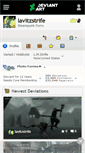 Mobile Screenshot of lavitzstrife.deviantart.com