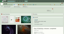 Desktop Screenshot of jennyb.deviantart.com