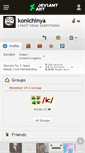 Mobile Screenshot of konichinya.deviantart.com