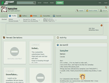 Tablet Screenshot of kassylee.deviantart.com