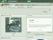 Tablet Screenshot of grapeling.deviantart.com